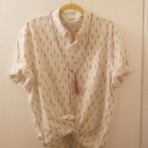 BNWT Lucky Brand oversized button up